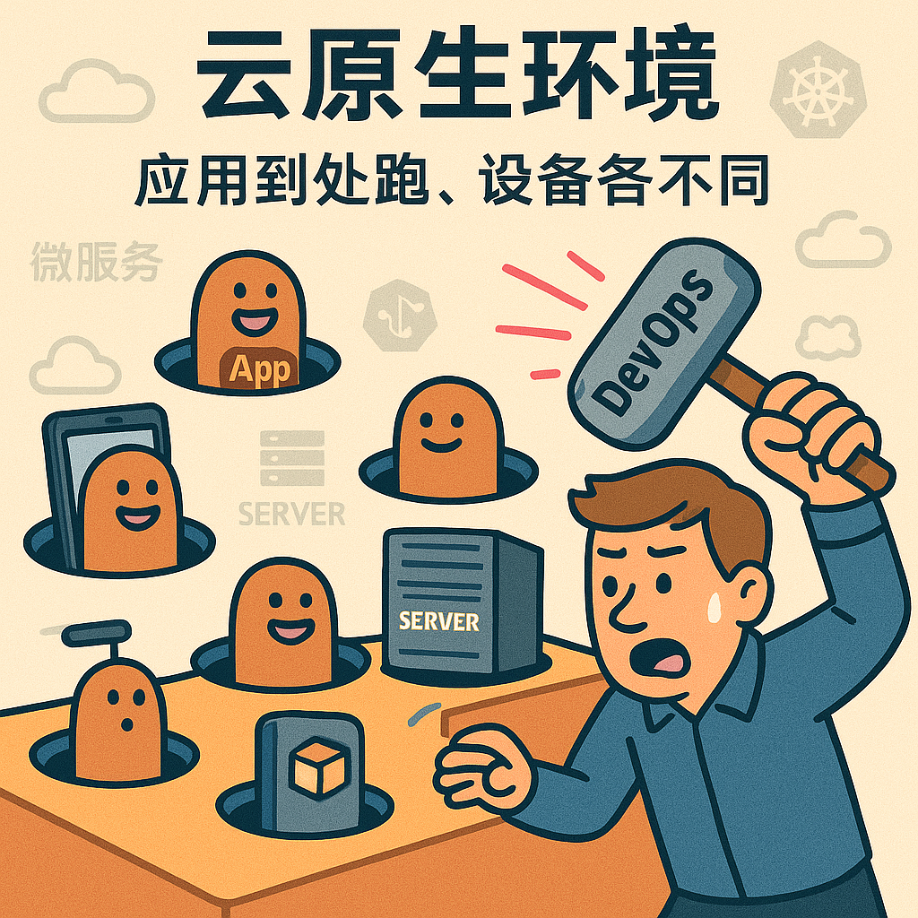 云原生环境像打地鼠：应用到处跑，设备各不同
